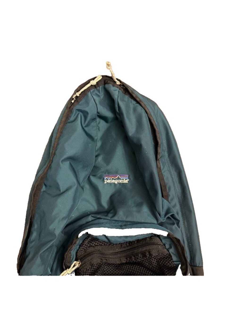 Vintage Patagonia Backpack Trail Hiking Camp Teal Blue Black Style 48420 - Picture 2 of 7